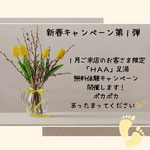 新春キャンペーン第１弾☆彡　～「HAA」足湯～　