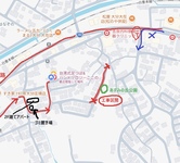 サロン付近の道路工事について